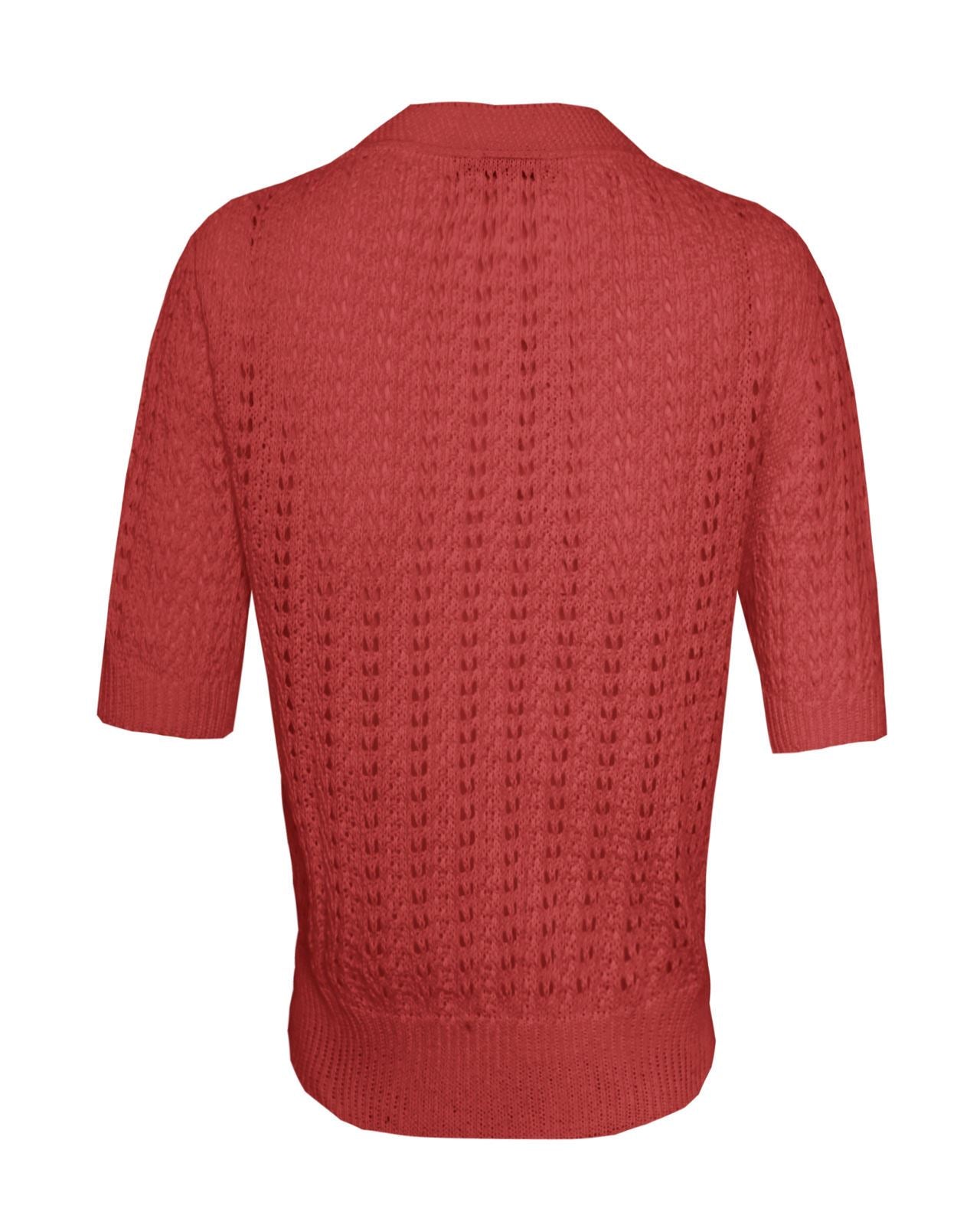 Ladies Womens knitted Short Sleeves Brooched CARDIGAN New Shrug Crop TOP 8-16