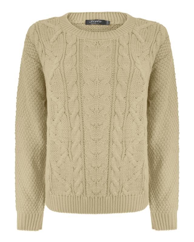 Women Cable Knit Jumper