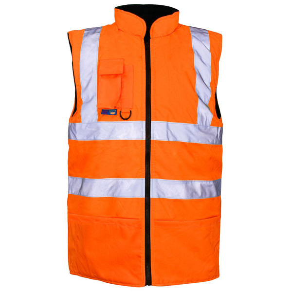 Hi-Viz High Visibility Super Touch Body Warmer Workwear Jacket Safety Coat Gilet