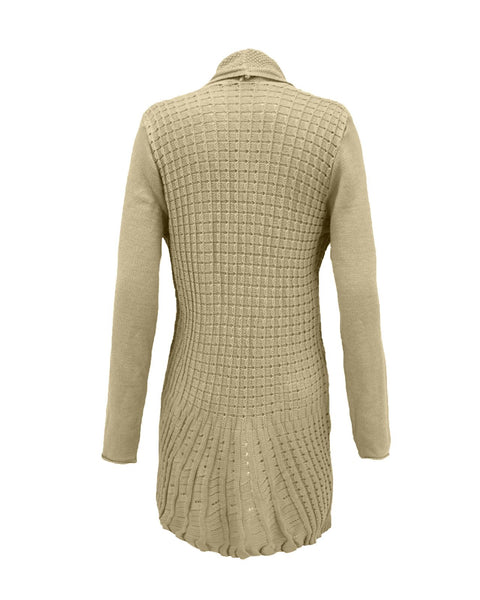 Women's Knitted Boyfriend Open Front Cardigan