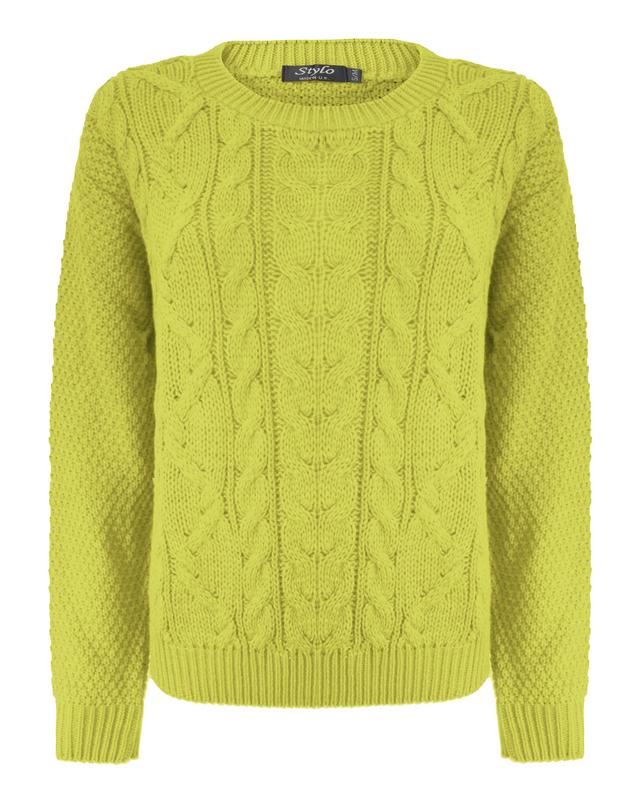 Women Cable Knit Jumper