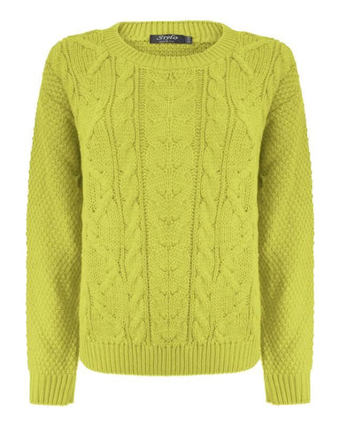 Women Cable Knit Jumper