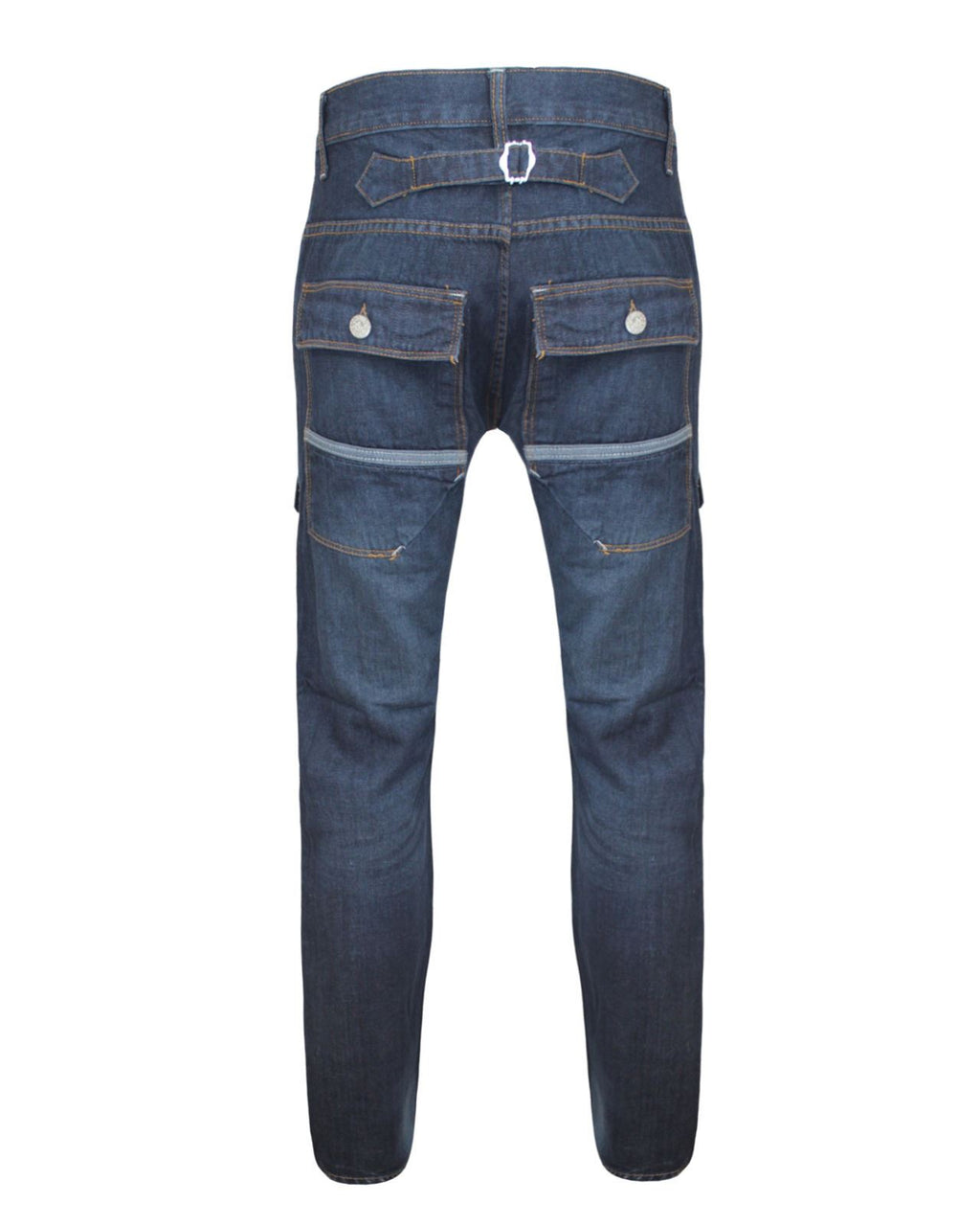 New Mens Full Length Regular Long Straight Blue Jeans Gents Pant 30 32 34 36 38