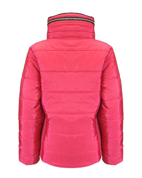 New Ladies Women Concealed Hooded Long Sleeve Quilted Padded Bubble Jacket Coat