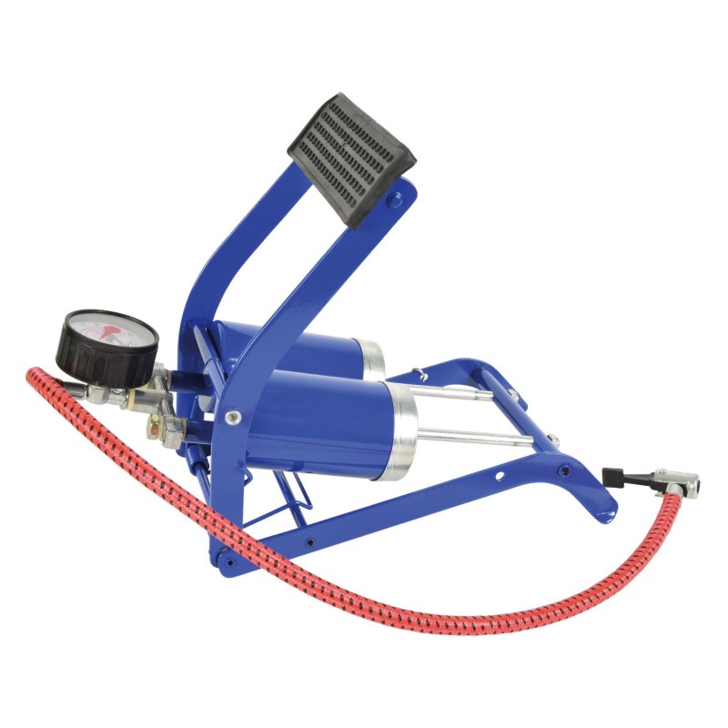 New Double Barrel Cylinder Air Infiltrator Foot Pump