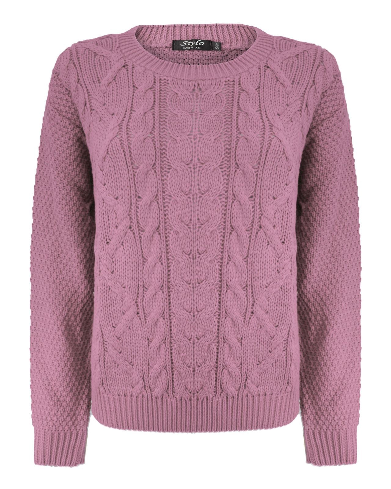 Women Cable Knit Jumper