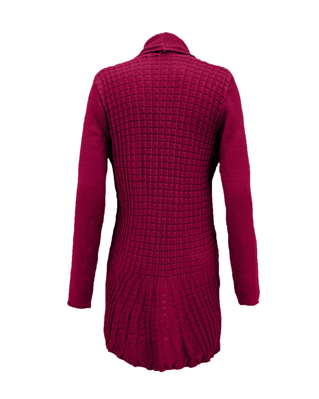 Women's Knitted Boyfriend Open Front Cardigan