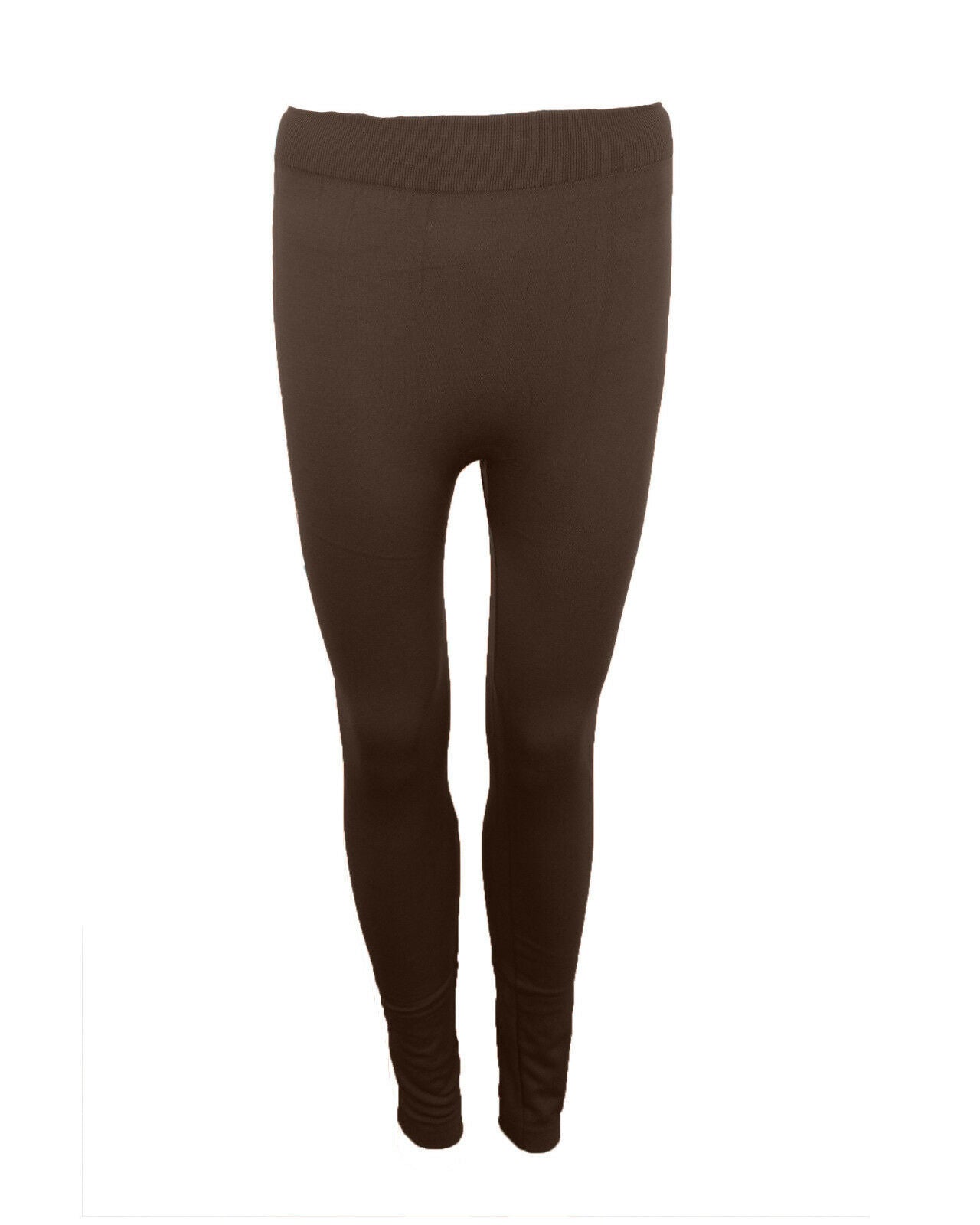 NEW LADIES WOMENS FLEECE LINED WINTER TIGHT PENCIL TROUSER THERMAL LEGGING 8-14