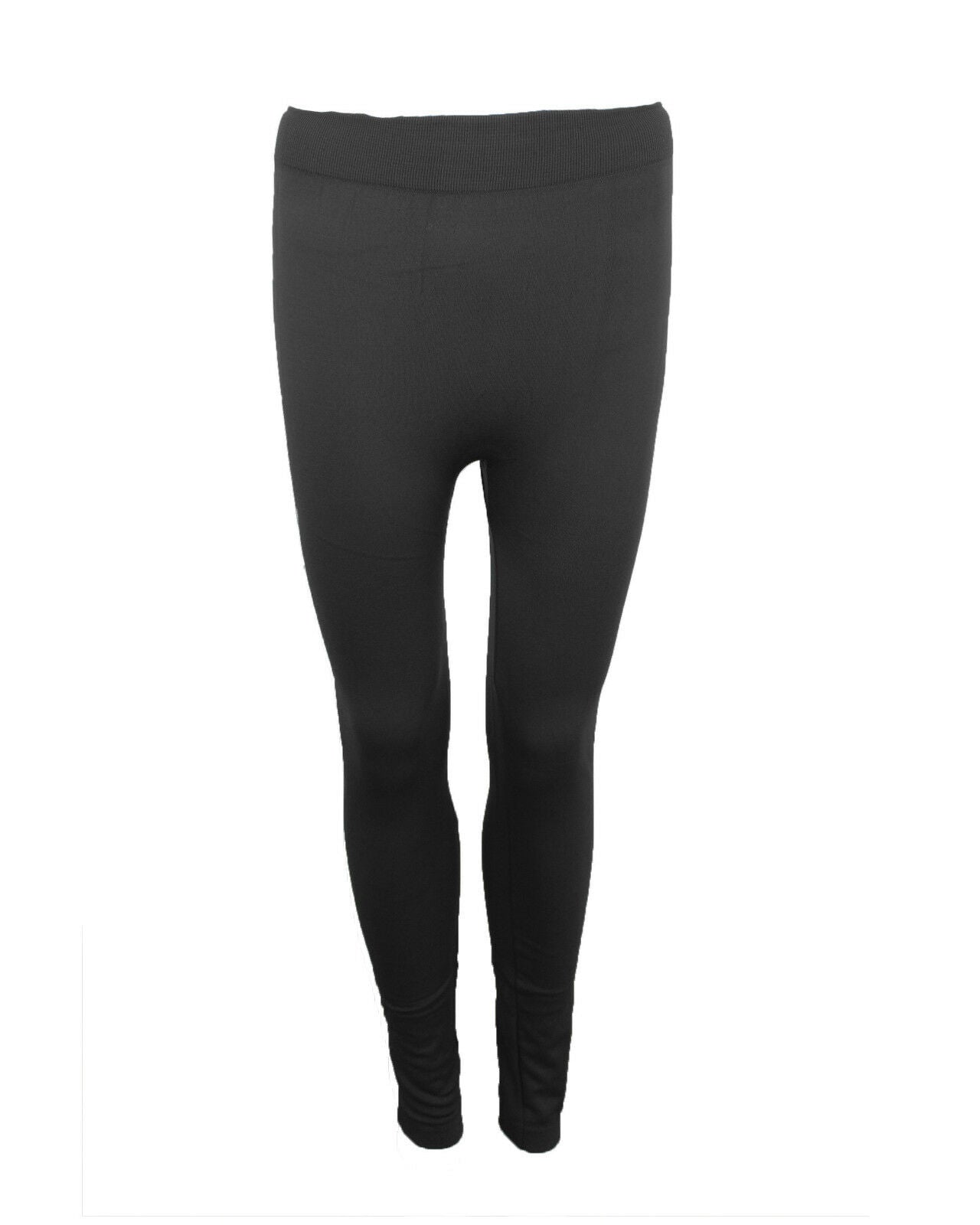NEW LADIES WOMENS FLEECE LINED WINTER TIGHT PENCIL TROUSER THERMAL LEGGING 8-14