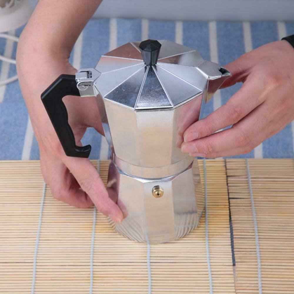 Aluminium Espresso Coffee Maker Italian Stove Top Percolator Moka Pot 6/9/12 Cup