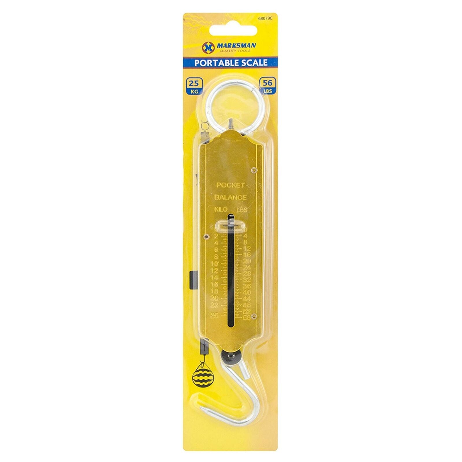Heavy Duty Hanging Hook Handheld Metal Mechanical Weighing Scale Luggage 25kg