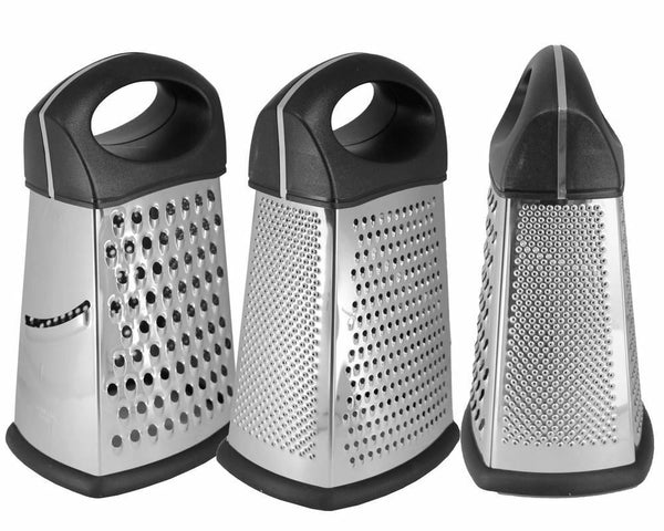 Heavy Duty 4 Way Grater Stainless Steel Kitchen Slicer Cutter Tools 8''