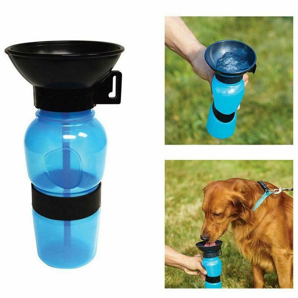 Squeezable Anti-spill Portable Travel Water Easy Carry Auto Dog Mug Water Bottle