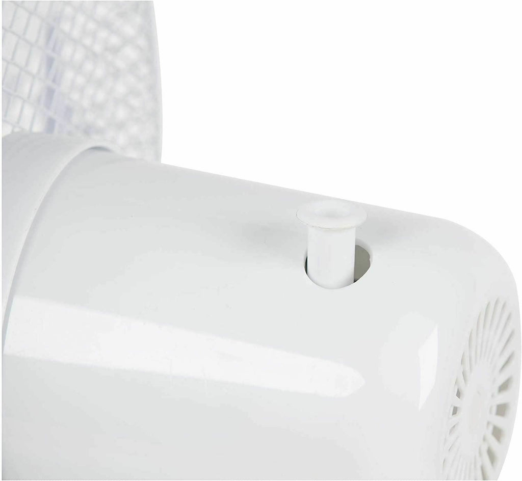 3 Speed Levels 16" Oscillating Desk Fan White