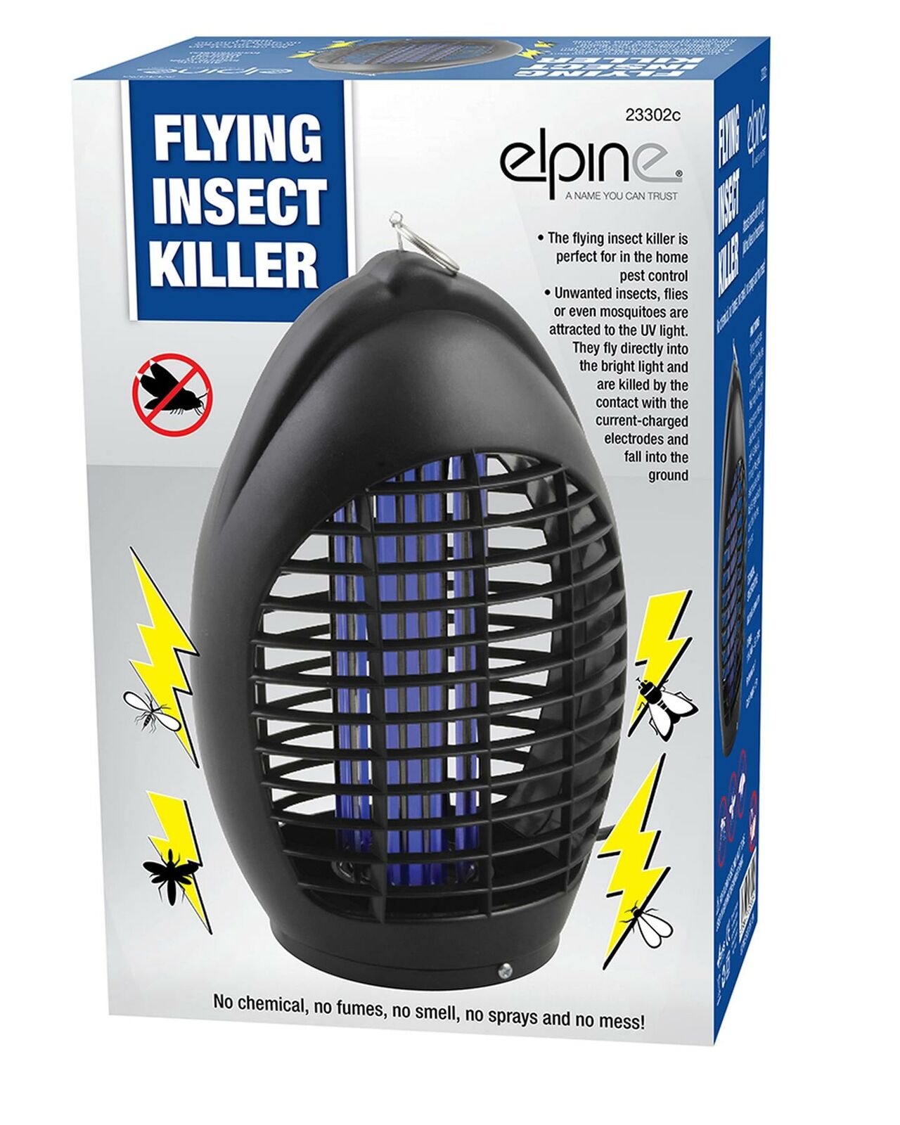 Electric UV Light Zapper Pest Trap Home Fly Insect Bug Wasp Mosquito Killer
