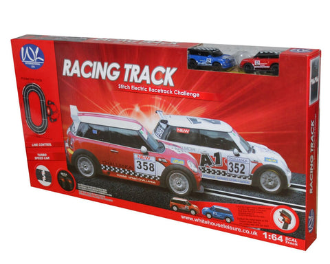 New Stitch Electric Racetrack Challenge Turbo Speed Racing Car Line Control