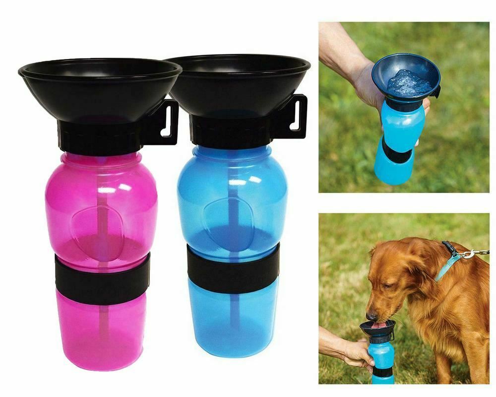 Squeezable Anti-spill Portable Travel Water Easy Carry Auto Dog Mug Water Bottle