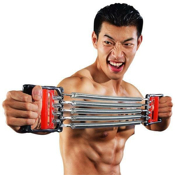 New Chest Expander Hand Gripper 5 Springs Muscle Pull Exerciser Multi Function