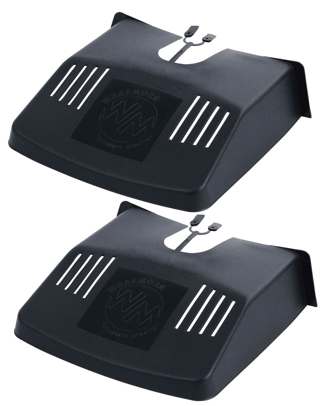 2pcs Plastic Black Drain Grid Gutter Covers Tidy Protector Leaf Guard Outside