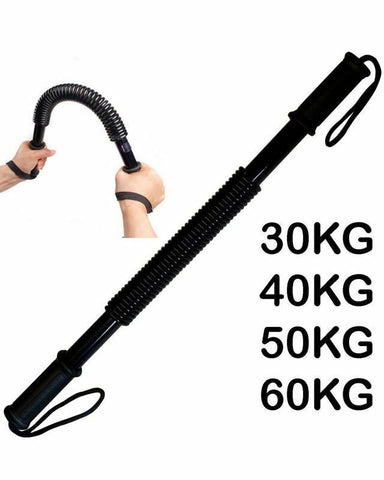 HEAVY DUTY Power Twister Flexible Stretch BENDY BAR STRONG SPRING 30,40,50,60 KG