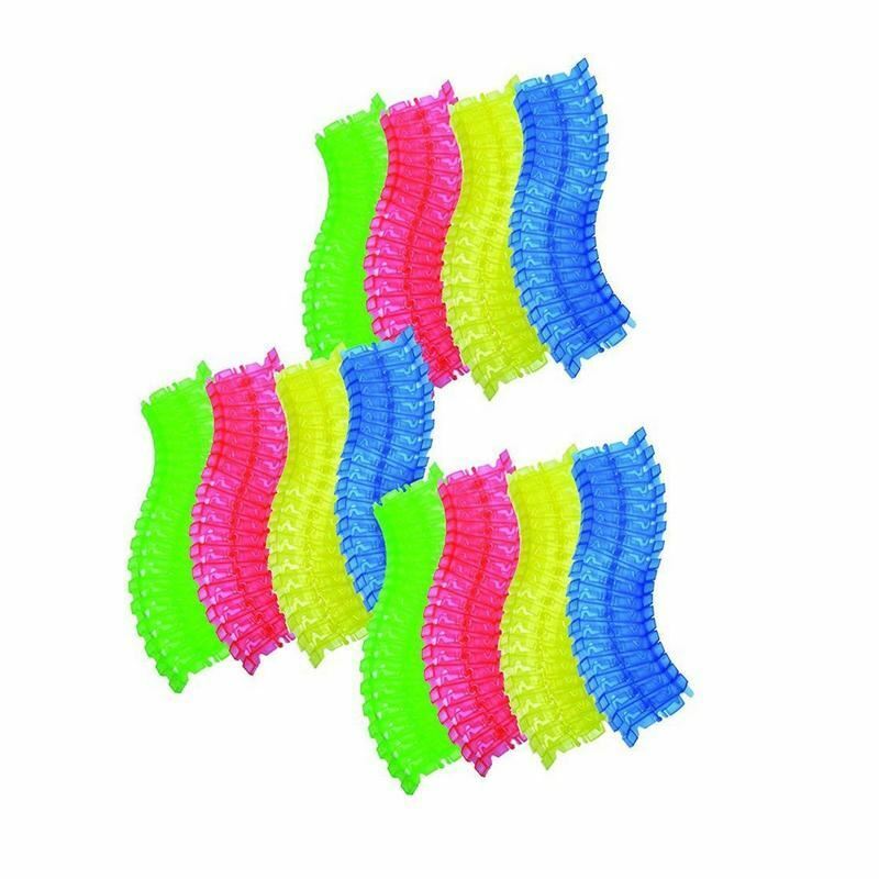 220 Pieces Magic Tracks Glow in the Dark 11Ft