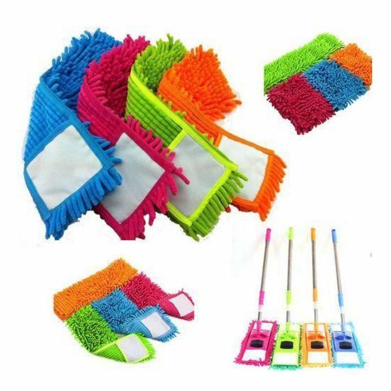 Extendable Microfiber Floor Mop Head Cover Cleaner Sweeper Laminate Tile Wet Dry