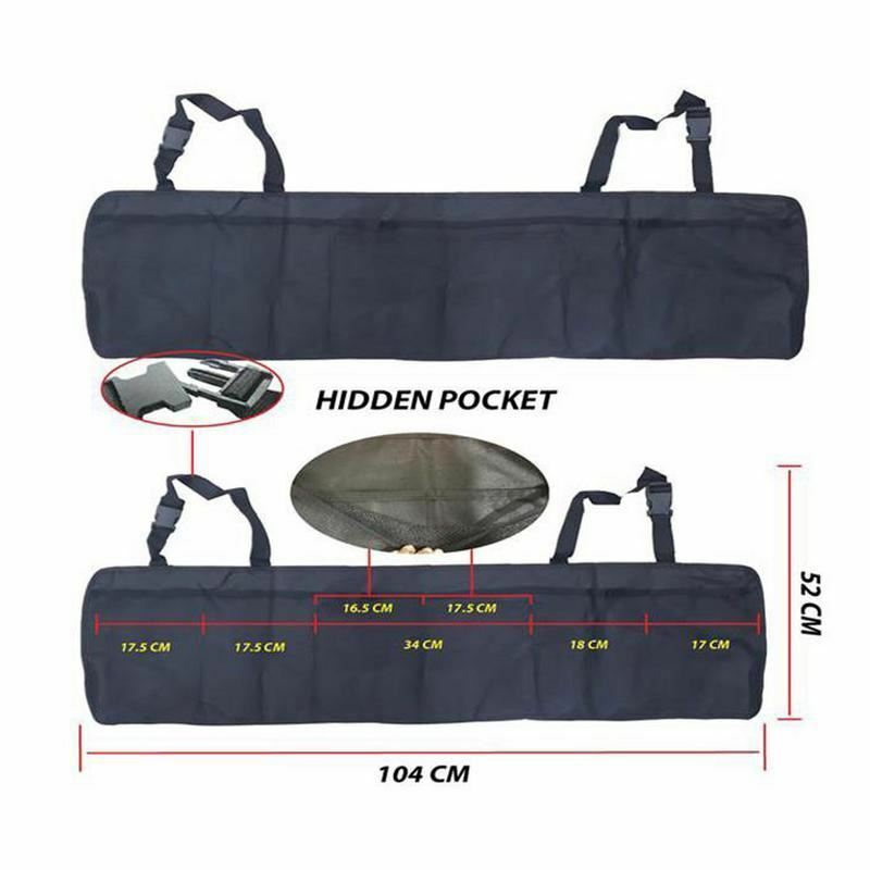 Car Seat Back Tidy Organiser Multi-Pocket Auto Travel Hanging Storage Bag Holder