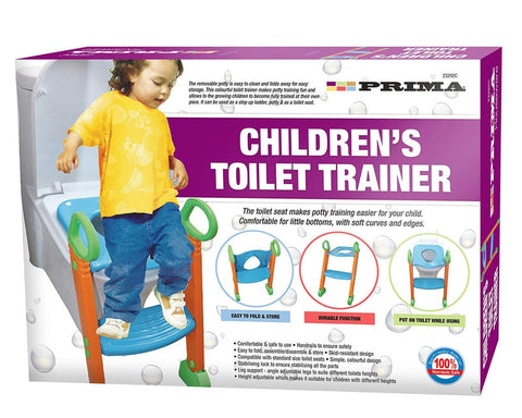 Potty Toilet Seat Adjustable Baby Toddler Kid Toilet Trainer Step Stool Ladder