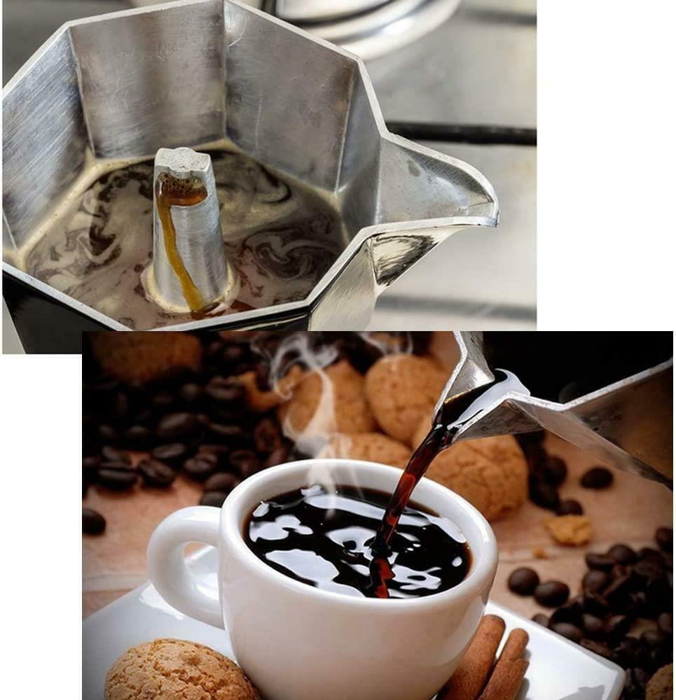 Aluminium Espresso Coffee Maker Italian Stove Top Percolator Moka Pot 6/9/12 Cup