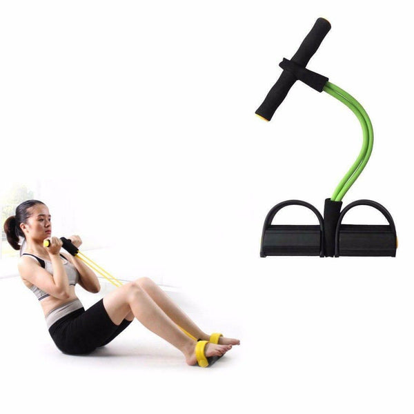 Home Workout Natural Latex Pedal Resistance Sit-up Pull Rope