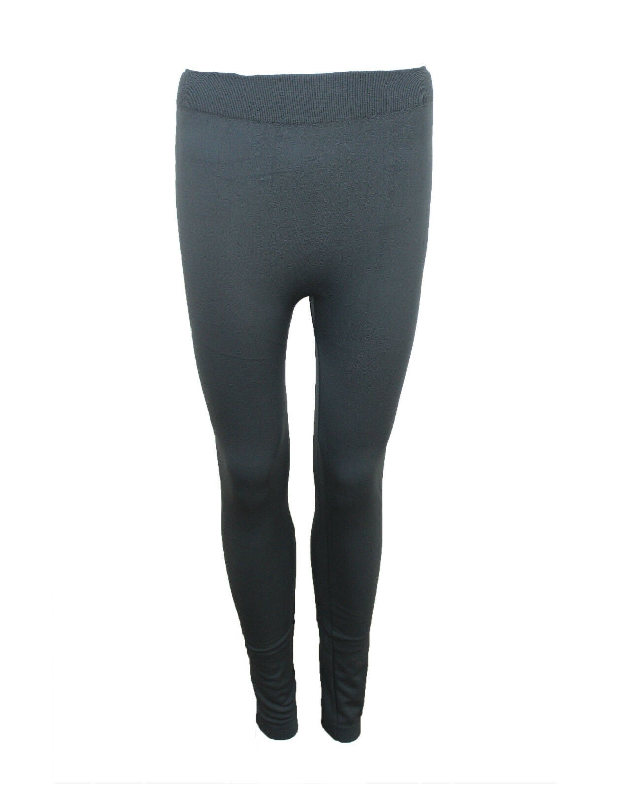 NEW LADIES WOMENS FLEECE LINED WINTER TIGHT PENCIL TROUSER THERMAL LEGGING 8-14