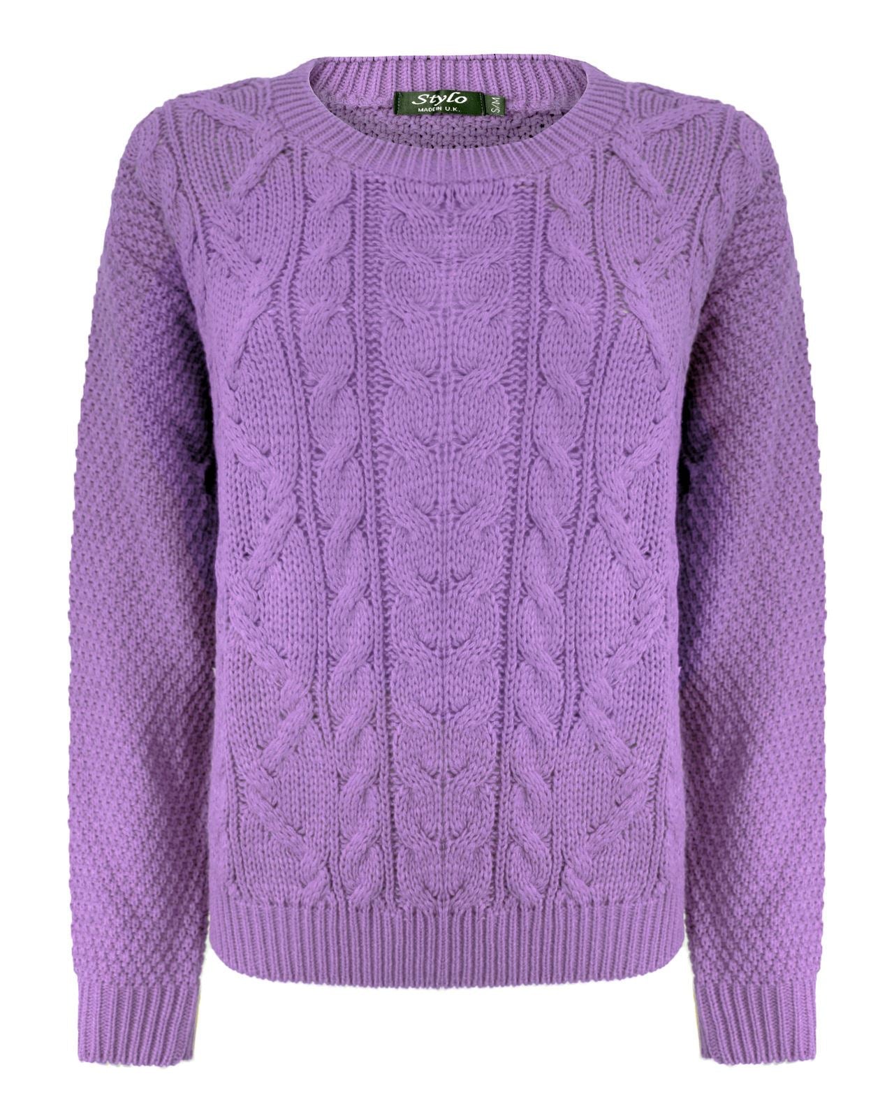 Women Cable Knit Jumper