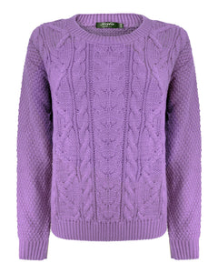 Women Cable Knit Jumper