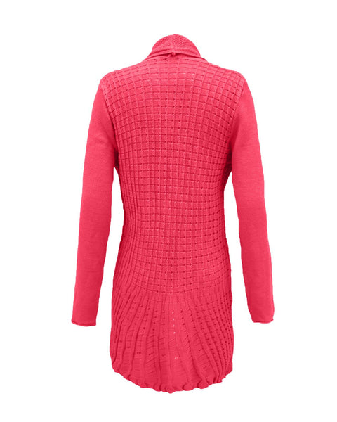 Women's Knitted Boyfriend Open Front Cardigan