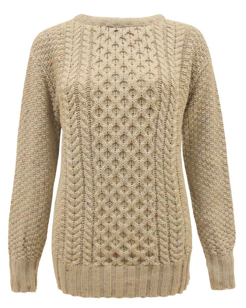 LADIES CABLE KNIT JUMPER