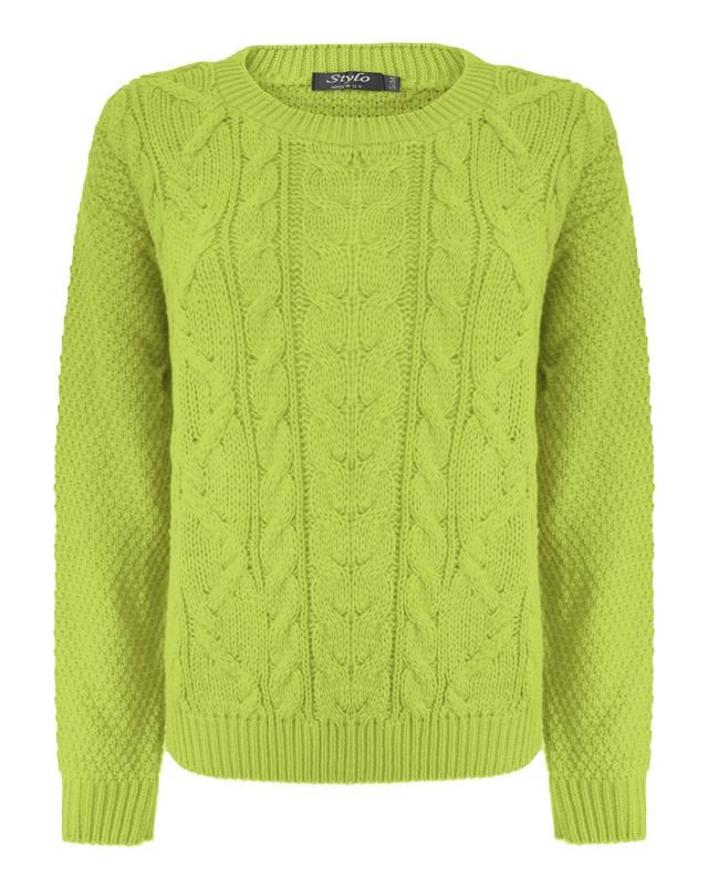 Women Cable Knit Jumper