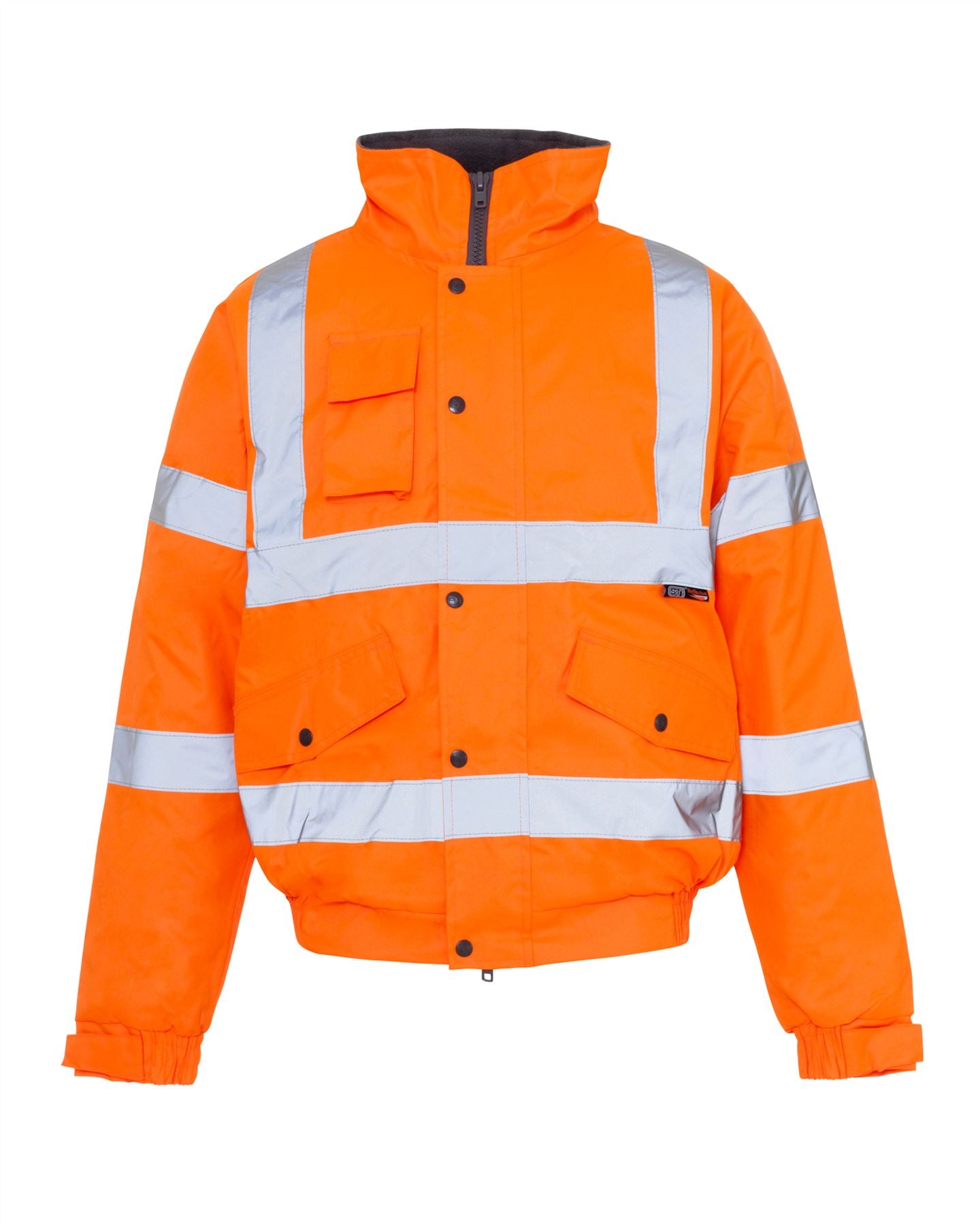 HI VIZ VIS STANDARD PARKA WATERPROOF WORKWEAR COAT REFLECTIVE BOMER JACKET 8-20