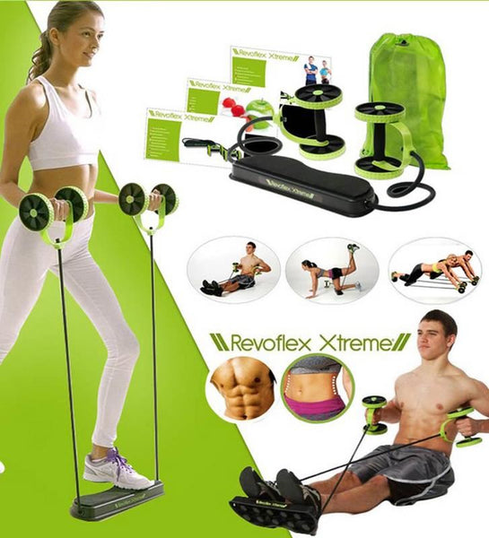 Revoflex Xtreme Abdominal Trainer Resistance Workout Machine Home Gym Exercise