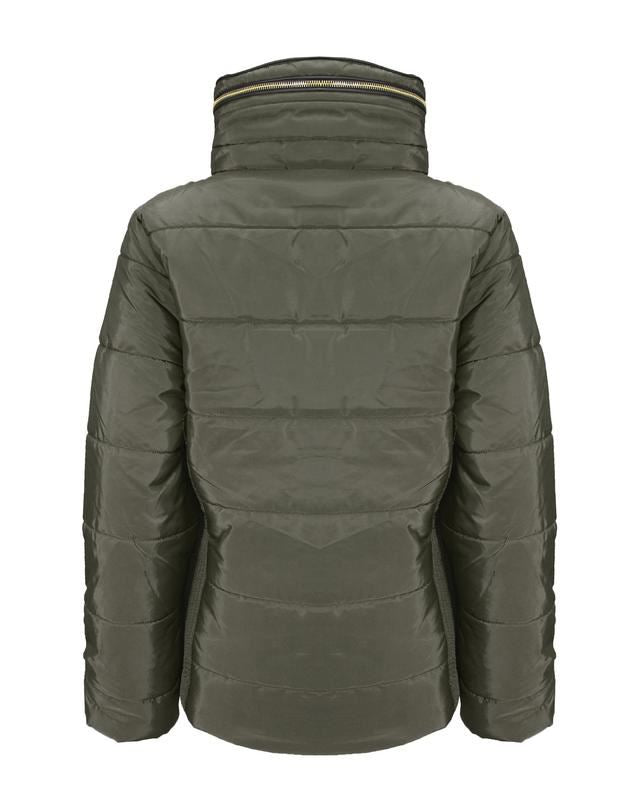 New Ladies Women Concealed Hooded Long Sleeve Quilted Padded Bubble Jacket Coat