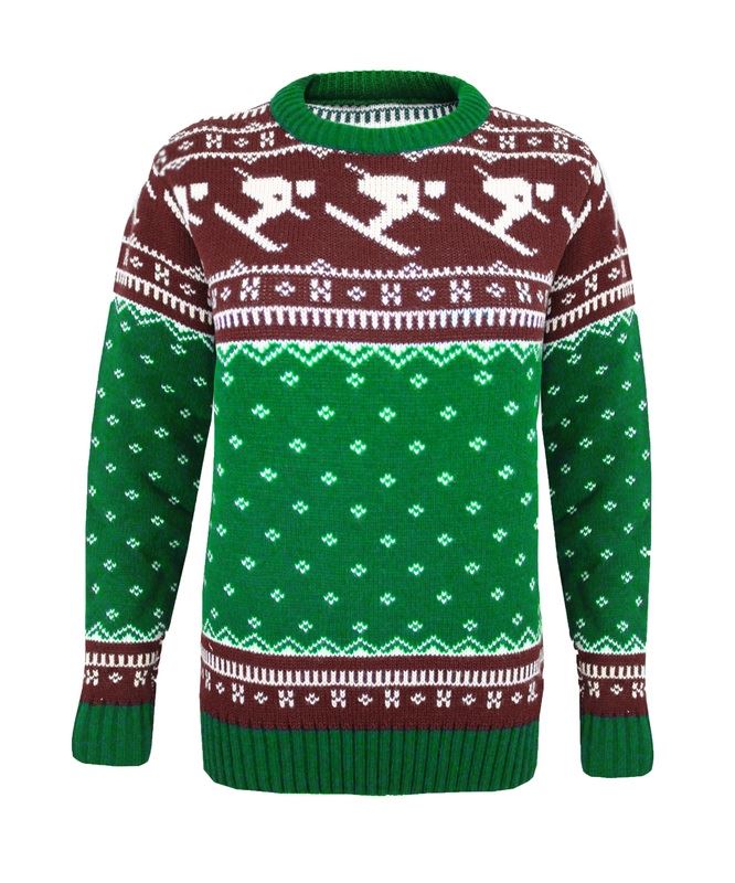 Men Knitted Fairisle Ski Christmas Xmas Sweater