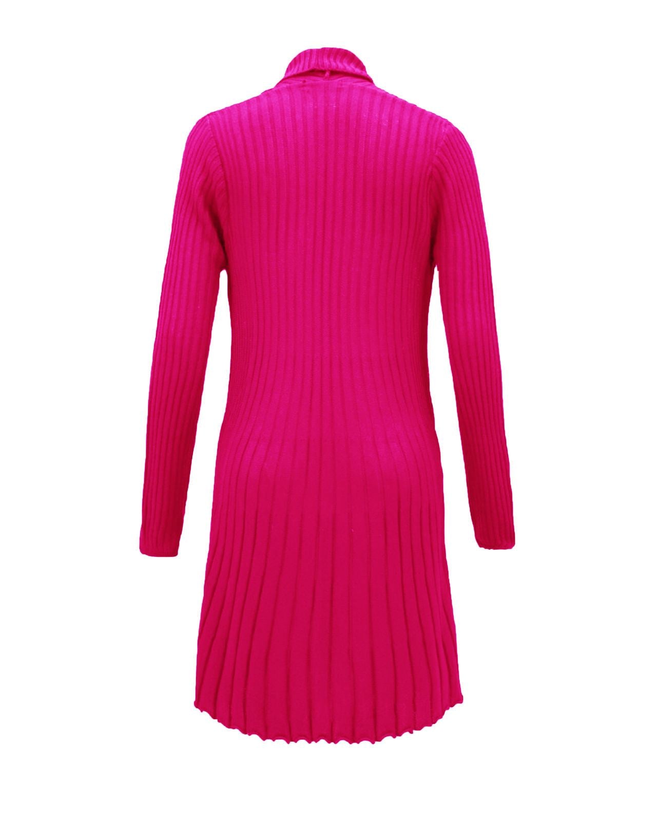 Ladies Women Knitted Brooch Boyfriend Cardigan Waterfall Summer Dress Top Jumper
