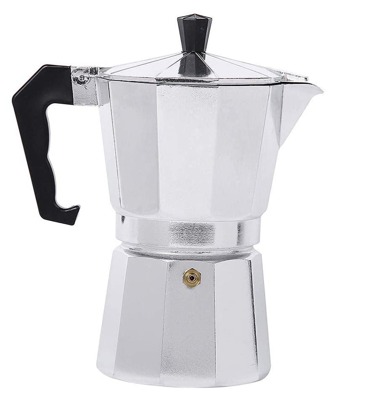 Aluminium Espresso Coffee Maker Italian Stove Top Percolator Moka Pot 6/9/12 Cup