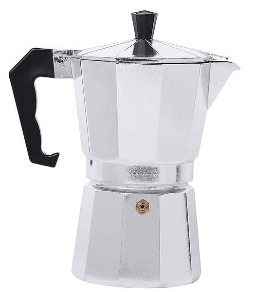 Aluminium Espresso Coffee Maker Italian Stove Top Percolator Moka Pot 6/9/12 Cup