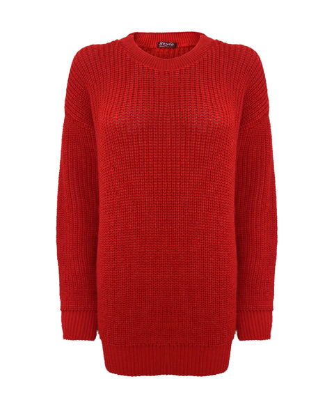 Red Baggy Jumper