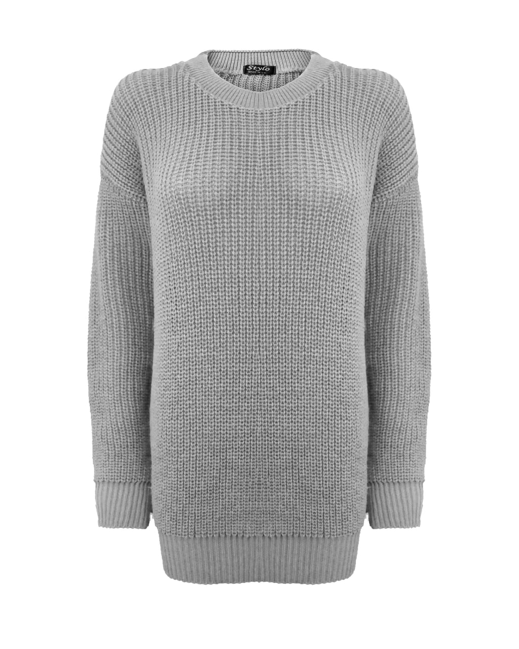 Silver Grey Baggy Jumper