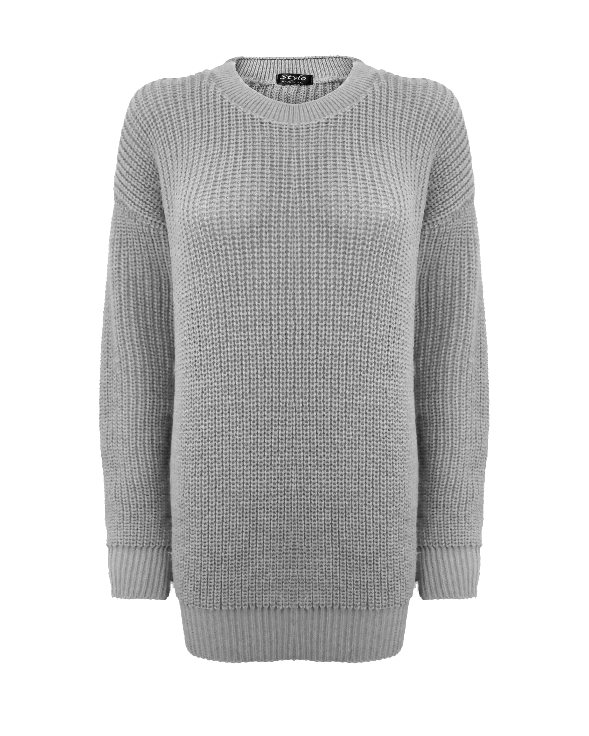 Silver Grey Baggy Jumper