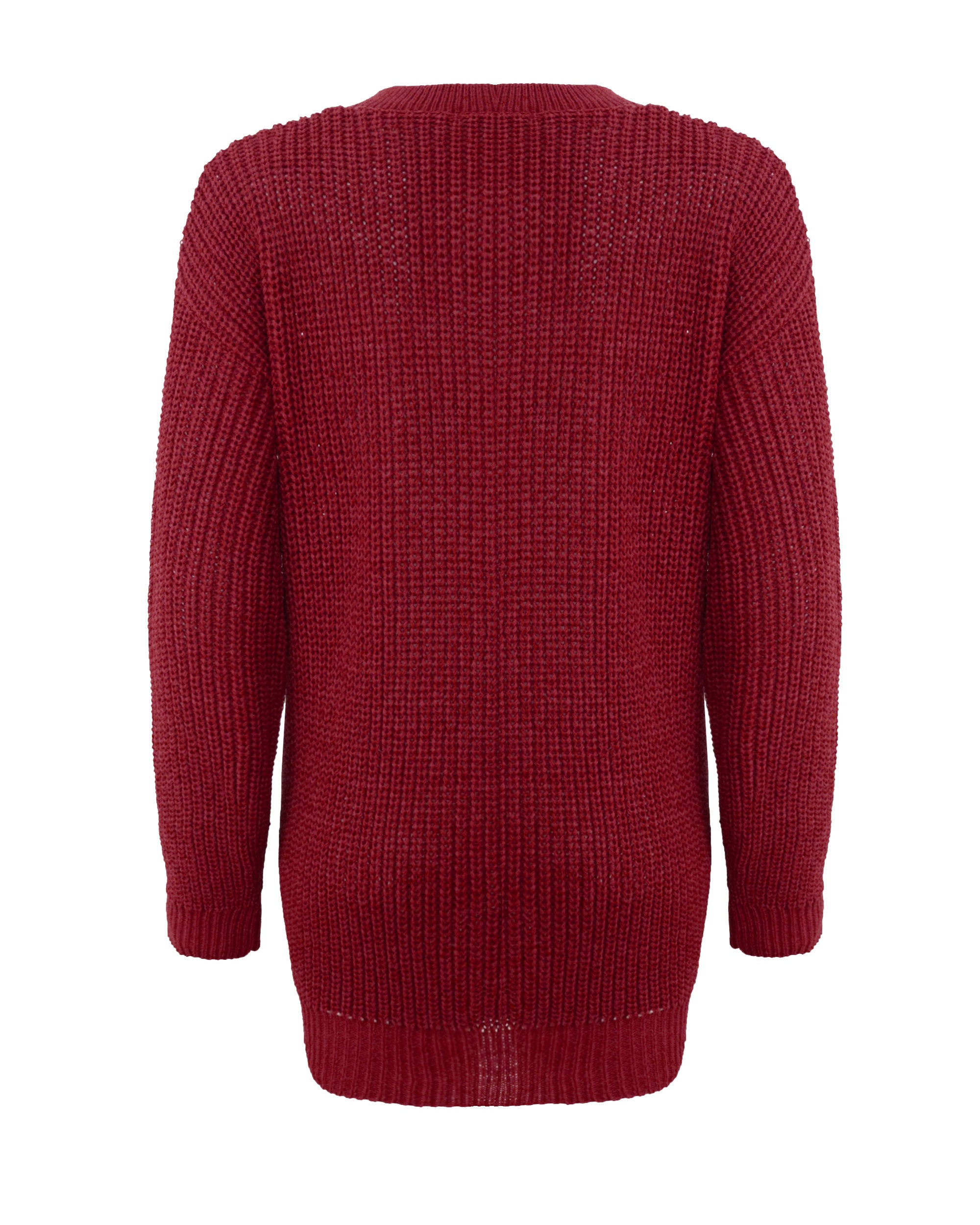 Wine Baggy Jumper
