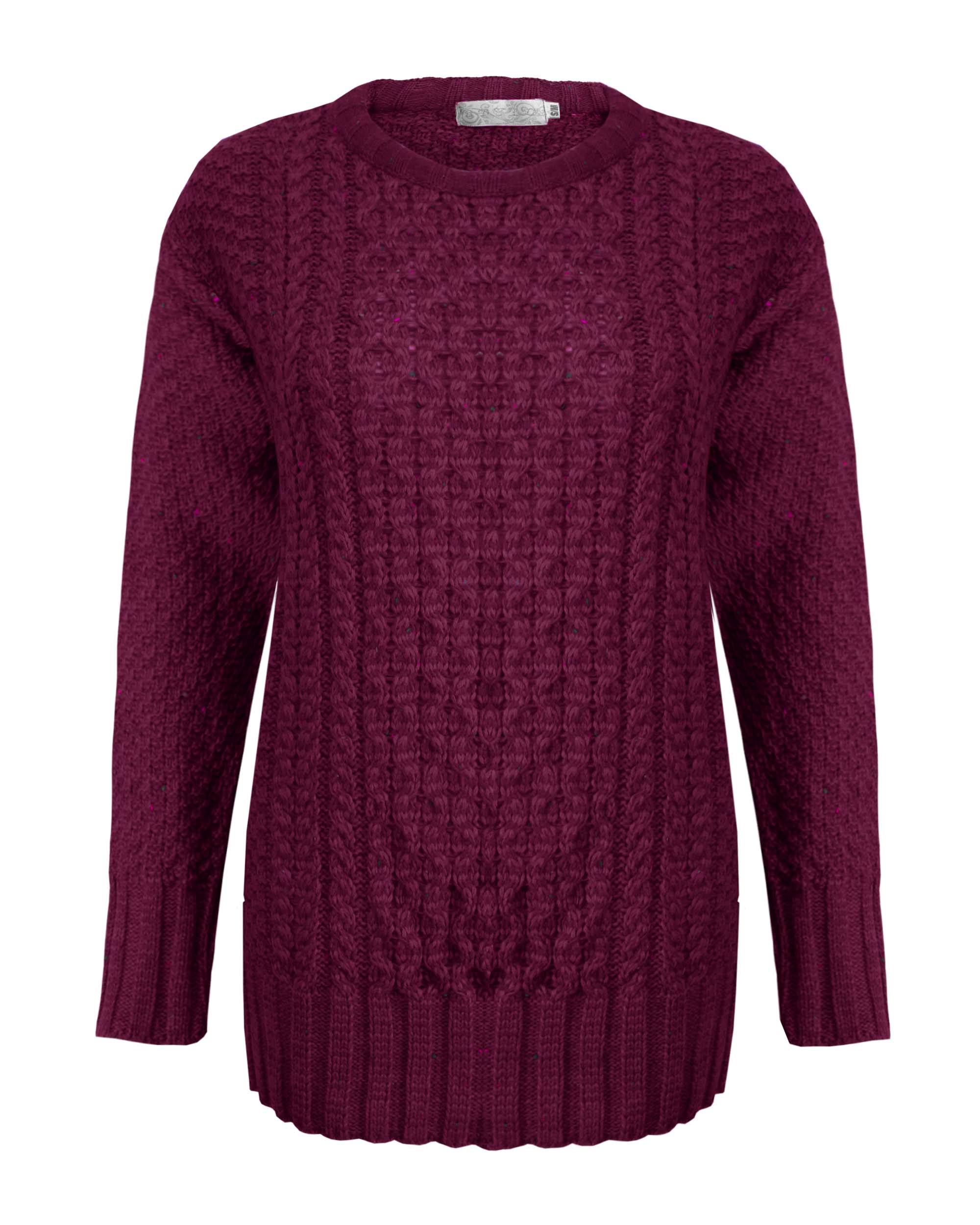 LADIES CABLE KNIT JUMPER