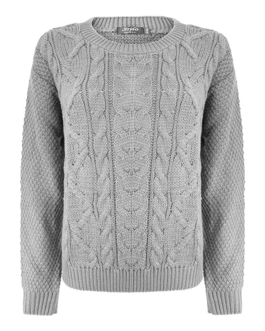 Women Cable Knit Jumper