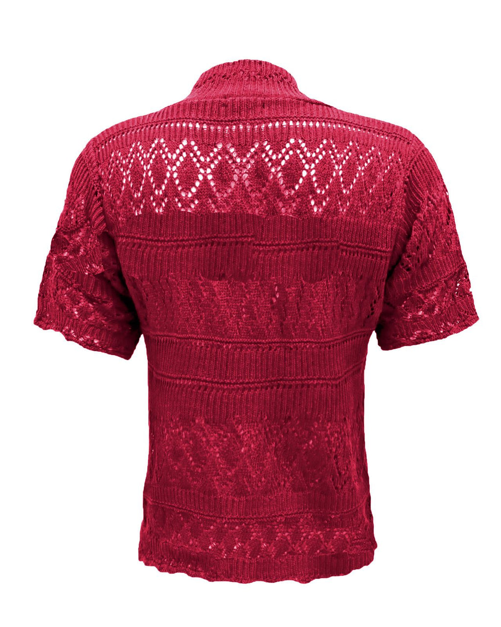 New Ladies Crochet Knitted Bolero Shrug Cardigan Womens Cropped Dress Top 8-14